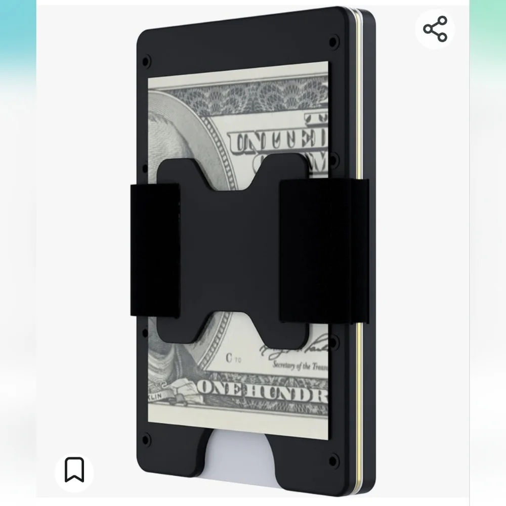 Airtag Wallet with Money Strap